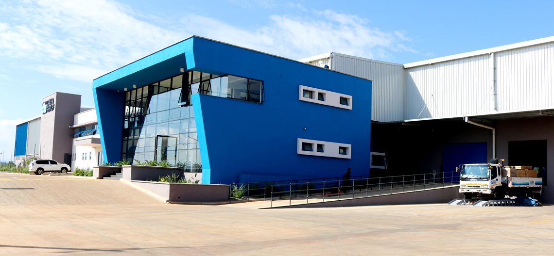 A view of the façade of the newly completed D&S Distribution Complex at Tatu City A view of the façade of the newly completed D&S Distribution Complex at Tatu City