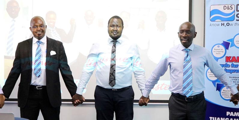 Kaizen Launch Kaizen Launch with David Gatende, Bernard Rono, Benedict Ndulu Pictured